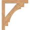 Ekena Millwork Merced Block Smooth Bracket, Western Red Cedar, 3 1/2"W x 30"D x 34"H BKT04X30X34MRC05SWR - alternate 2